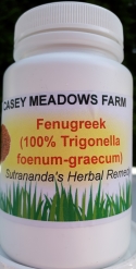 Fenugreek bottle